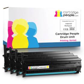 Own Brand OKI 448444 Multipack Full Set of 4 Drum Units Cartridge People 42805 CP