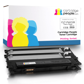 Own Brand Samsung CLT P4072B Black Toner Cartridge Twin Pack SU381A Cartridge People 3613 CP
