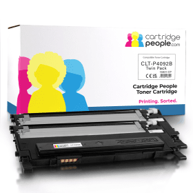 Own Brand Samsung CLT P4092B Black Toner Cartridge Twin Pack SU391A Cartridge People 15831 CP