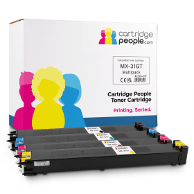 Own Brand Sharp MX 31GT Multipack Full Set of 4 Toner Cartridges Cartridge People 42374 CP