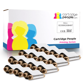 Own Brand Zebra 02300GS08407 Black Wax Ribbon 84mm x 74m 15 Pack Cartridge People 45593 CP