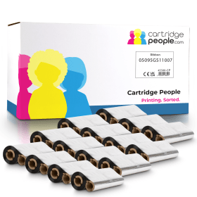Own Brand Zebra 05095GS11007 Black Resin Ribbon 110mm x 74m 15 Pack Cartridge People 45588 CP