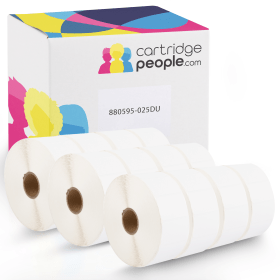 Own Brand Zebra Z Perform 1000D 880595 025DU White Label Roll 38mm x 25mm 12 x 2580 Labels Cartridge People 40537 CP