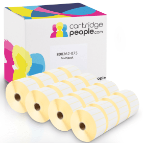 Own Brand Zebra Z Select 2000D 800262 075 White Label Roll 57mm x 19mm 12 x 3315 Labels Cartridge People 43762 CP