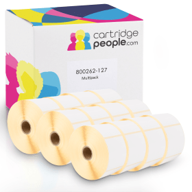 Own Brand Zebra Z Select 2000D 800262 127 White Label Roll 57mm x 32mm 12 x 2100 Labels Cartridge People 43769 CP