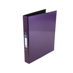 Oxford 2 O Ring Binder Laminated 25mm A4 Purple 408234 F