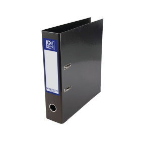 Oxford 70mm Lever Arch File Laminated A4 Black 408231 F