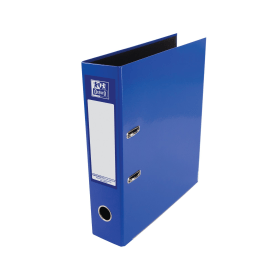 Oxford 70mm Lever Arch File Laminated A4 Blue 408230 F