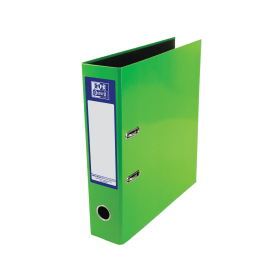 Oxford 70mm Lever Arch File Laminated A4 Green 616327 F