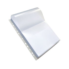 Oxford Expanding Punch Pocket with Flap A4 Clear 10 Pack 100121 F