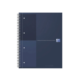 Oxford Hardback Wirebound Notebook Special Edition 160 Pages A4 Dark Blue 888089 F