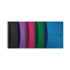 Oxford Notebook Wirebound Ruled 180 Pages A5 Assorted 5 Pack 137862 F