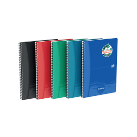 Oxford Oceanis Wirebound Notebook Ruled Margin 180 Pages A4 Assorted 5 Pack 829834 F