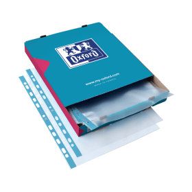 Oxford Punched Pocket A4 Clear 100 Pack 364873 F