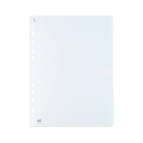 Oxford Quick in Punched Pocket A4 Clear 100 Pack 389692 F