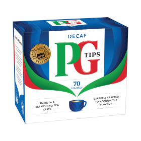 PG Tips Decaf Tea Bags 70 Pack 852349 F