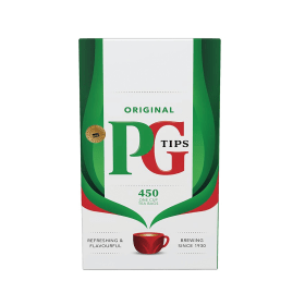 PG Tips One Cup Square Tea Bags 450 Pack 852341 F
