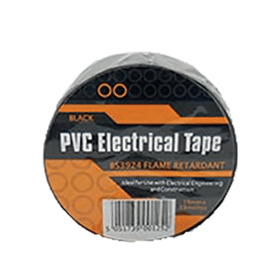 PVC Electrical Tape 19mm x 33m Black 893692 F
