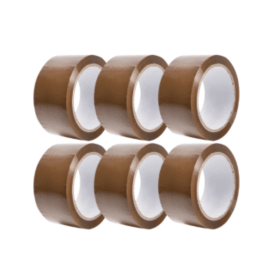 Packaging Tape 50mm x 132m Brown 6 Pack 281973 F