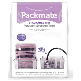 Packmate Jumbo Stackable Vacuum Tote PKM98088 F