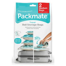 Packmate Medium Roll Vacuum Storage Bags 2 Pack PKM13535 F