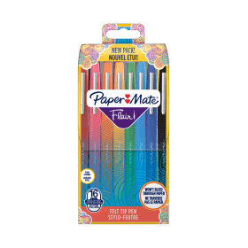 PaperMate Flair Original Felt Tip Pens 0.8mm Assorted 16 Pack 411480 F