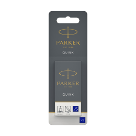 Parker Quink Permanent Ink Refill Cartridge Blue 60 Pack 103819 F