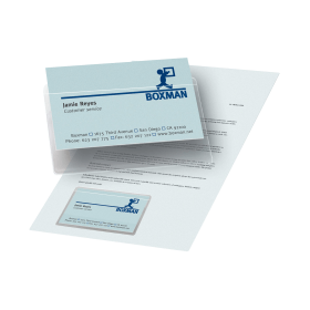 Pelltech Business Card Pockets Top Opening 95mm x 60mm 100 Pack 132400 F