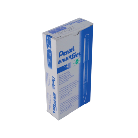 Pentel EnerGel Rollerball Pen 0.35mm Line Blue 12 Pack 136962 F