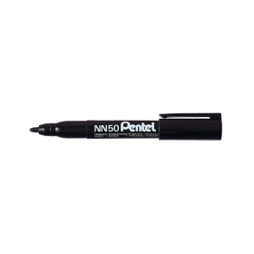 Pentel NN50 Permanent Marker Bullet Tip Black 12 Pack 101964 F
