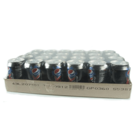 Pepsi Max Fizzy Drink 330ml 24 Pack 108803 F