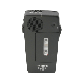 Philips Black Pocket Memo Voice Activated Dictation Recorder 103047 F