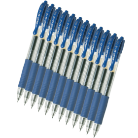 Pilot G205 Gel Ink Retractable Rollerball 0.3mm Line Blue 12 Pack 040101203 117263 F