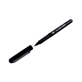 Pilot V Ball Rollerball Pen 0.3mm Line Black 12 Pack 128497 F