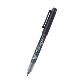 Pilot V Sign Pens 0.6mm Black 12 Pack 116583 F