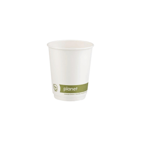 Planet Double Wall Cup 250ml 25 Pack PFHCDW08 795215 F