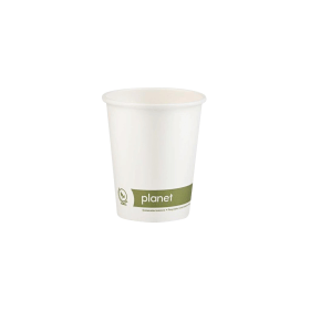 Planet Single Wall Cup 250ml 50 Pack PFHCSW08 795217 F