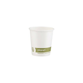 Planet Single Wall Hot Cup 115ml 50 Pack PFHCSW04 795224 F