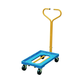 Plastic Dolly with Handle Blue 371727 F