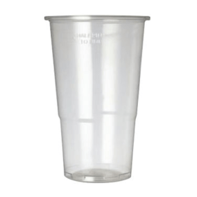 Plastic Half Pint Glass 50 Pack WX10429 F