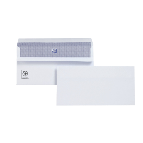 Plus Fabric Envelopes Wallet Self Seal 120gsm DL White 250 Pack 121652 F