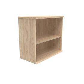 Polaris Bookcase 1 Shelf 800mm x 400mm x 730mm Canadian Oak 831632 F