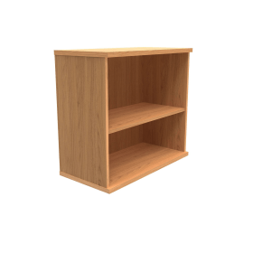 Polaris Bookcase 1 Shelf 800mm x 400mm x 730mm Norwegian Beech 831627 F