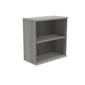 Polaris Bookcase 1 Shelf 800mm x 400mm x 816mm Alaskan Grey Oak 831643 F