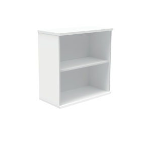 Polaris Bookcase 1 Shelf 800mm x 400mm x 816mm Arctic White 831638 F
