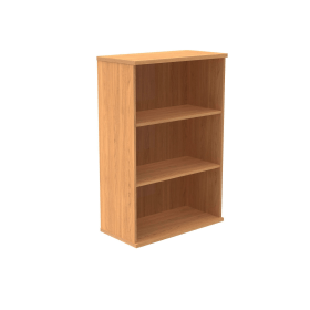 Polaris Bookcase 2 Shelf 800mm x 400mm x 1204mm Norwegian Beech 831629 F