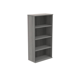 Polaris Bookcase 3 Shelf 800mm x 400mm x 1592mm Alaskan Grey Oak 831645 F