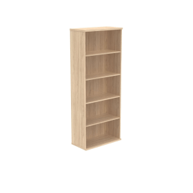Polaris Bookcase 4 Shelf 800mm x 400mm x 1980mm Canadian Oak 831636 F