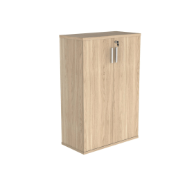 Polaris Cupboard Lockable 800mm x 400mm x 1204mm Canadian Oak 831654 F