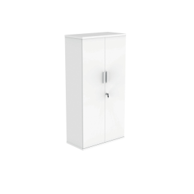 Polaris Cupboard Lockable 800mm x 400mm x 1592mm Arctic White 831660 F